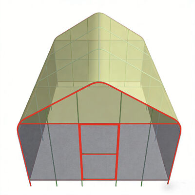 Buy Galvanized Steel Frame Agricultural PE Film Low Cost Garden Greenhouse for Plant Growing online manufacture