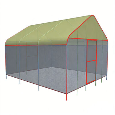 Купить IGreen Single-Span Small Outdoor Greenhouse с PE-пленкой для использования в саду и выращивания микрозеленых растений online manufacture