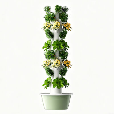 comprare Torre Idroponica in Materiale ABS con Serbatoio Nutriente da 30L e Design Modulare per Sistema di Coltivazione Verticale online manufacture