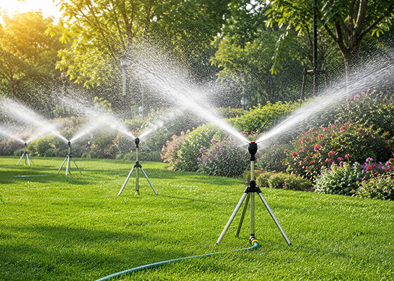 kaufen 360-Grad-Meganet-Sprinklersystem mit rotierender Wirkung für die Bewässerung von Freiland- und Obstgärten online manufacture