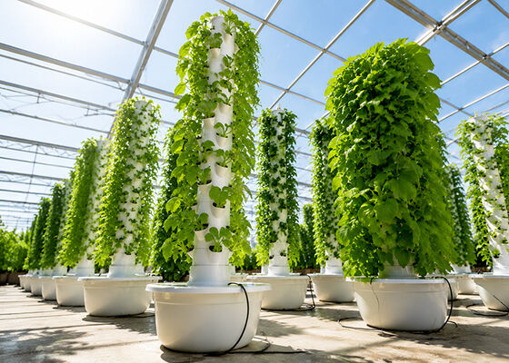 kupować System hydroponiczny z kolumną 5-11 poziomów | Wieża do wysokowydajnej uprawy warzyw online manufacture