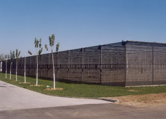 Black Shade Net House 2-5 Meter Height For Snail Farms Block Sunlight